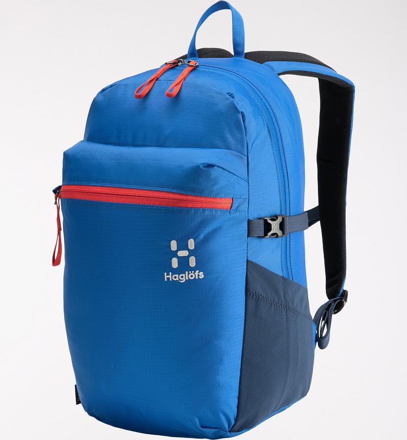 Haglöfs Morän Daypack Blue/Red For Mens YOTNE6741 Australia